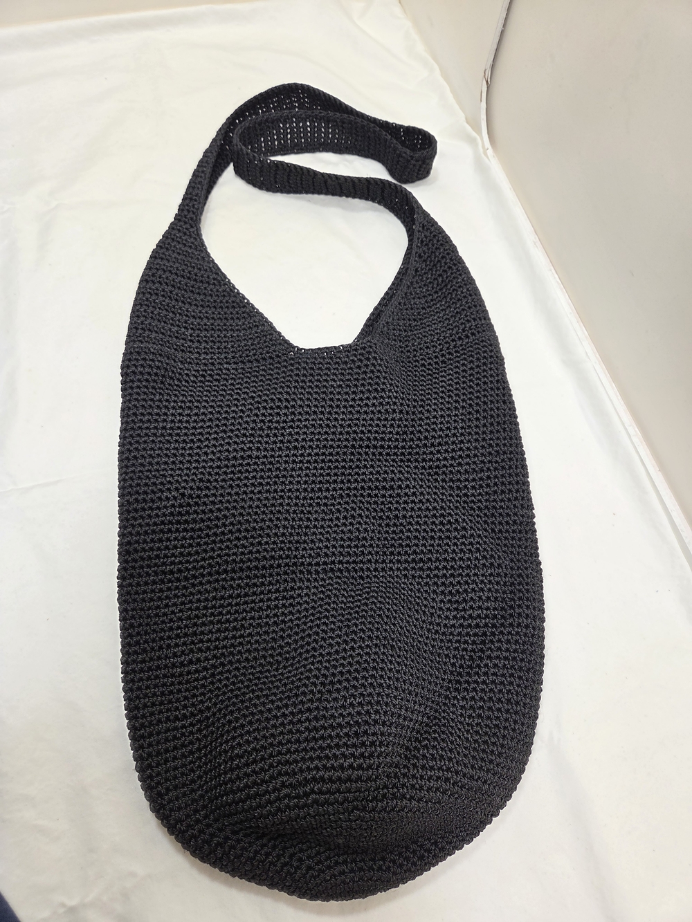 DAFA Black Knit Shoulder/Crossbody Bag